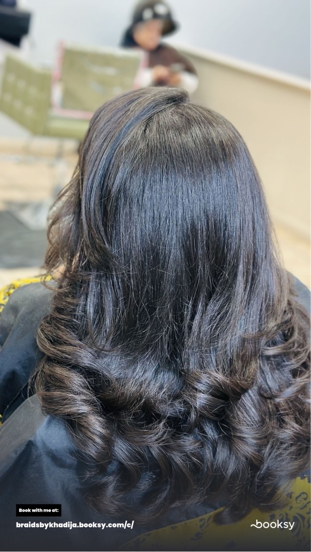 Signature blowout styled by ShearPerfection Hair Salon