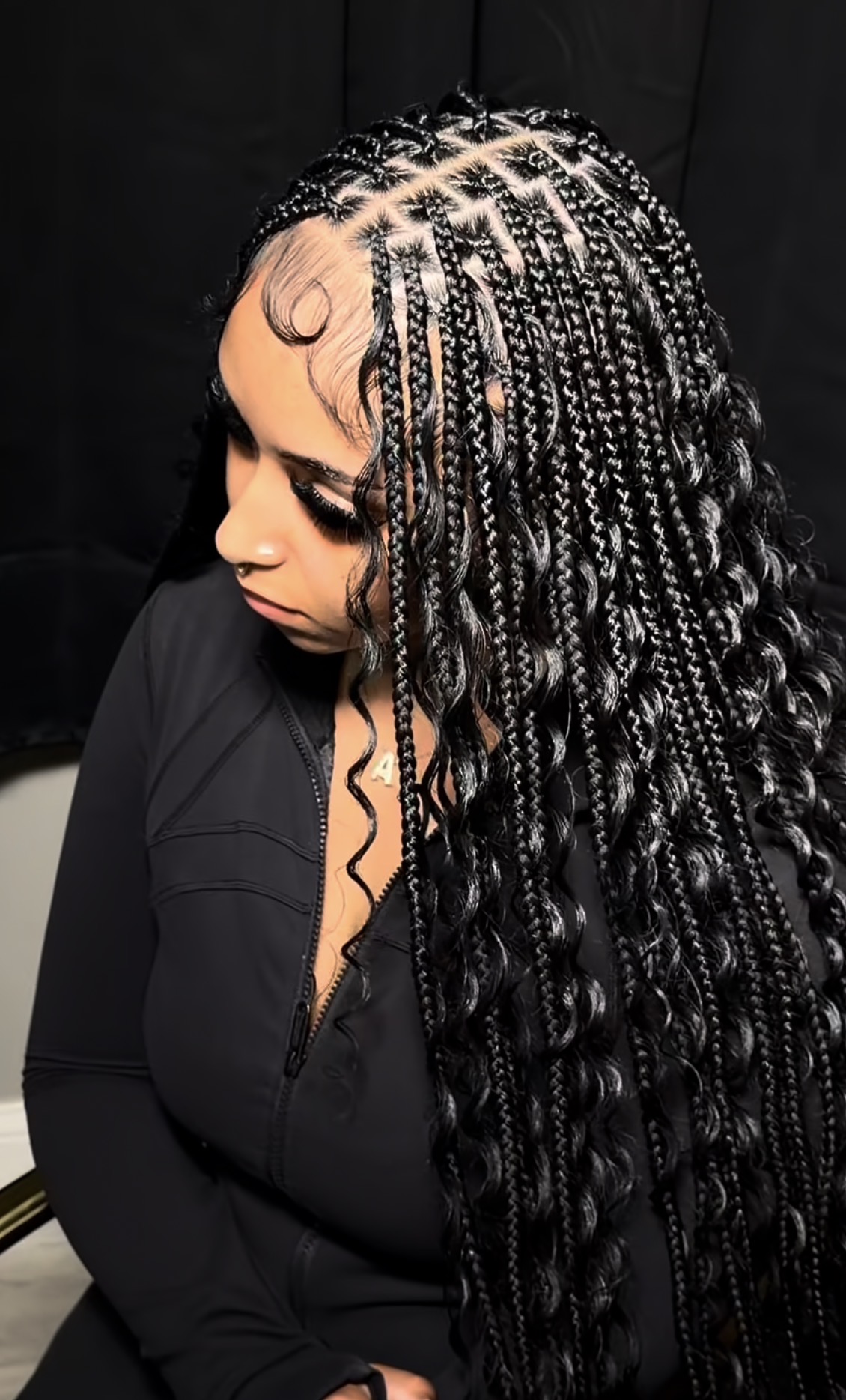 Boho braids styled by ShearPerfection Hair Salon